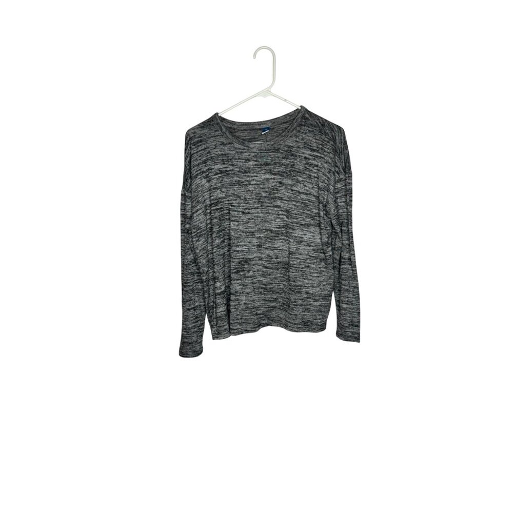 Old Navy Womens Gray Long Sleeve Lightweight Knit Top Size M